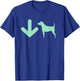 Yoga Dog - Yoga Down Dog Shirt - Downward Dog Funny T-Shirt - T-Shirt | Royal