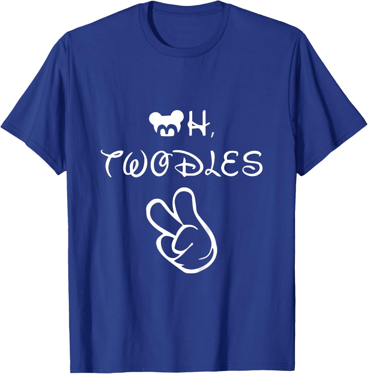 Oh Twodles - Happy 2nd Birthday for Kids! T-Shirt - T-Shirt | Royal