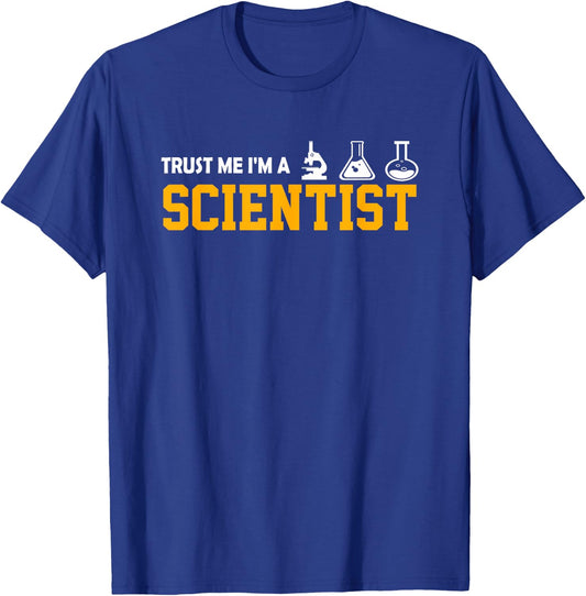 Scientist Graphic "Vertrau mir, ich bin ein Wissenschaftler [German Language T-Shirt - T-Shirt | Royal