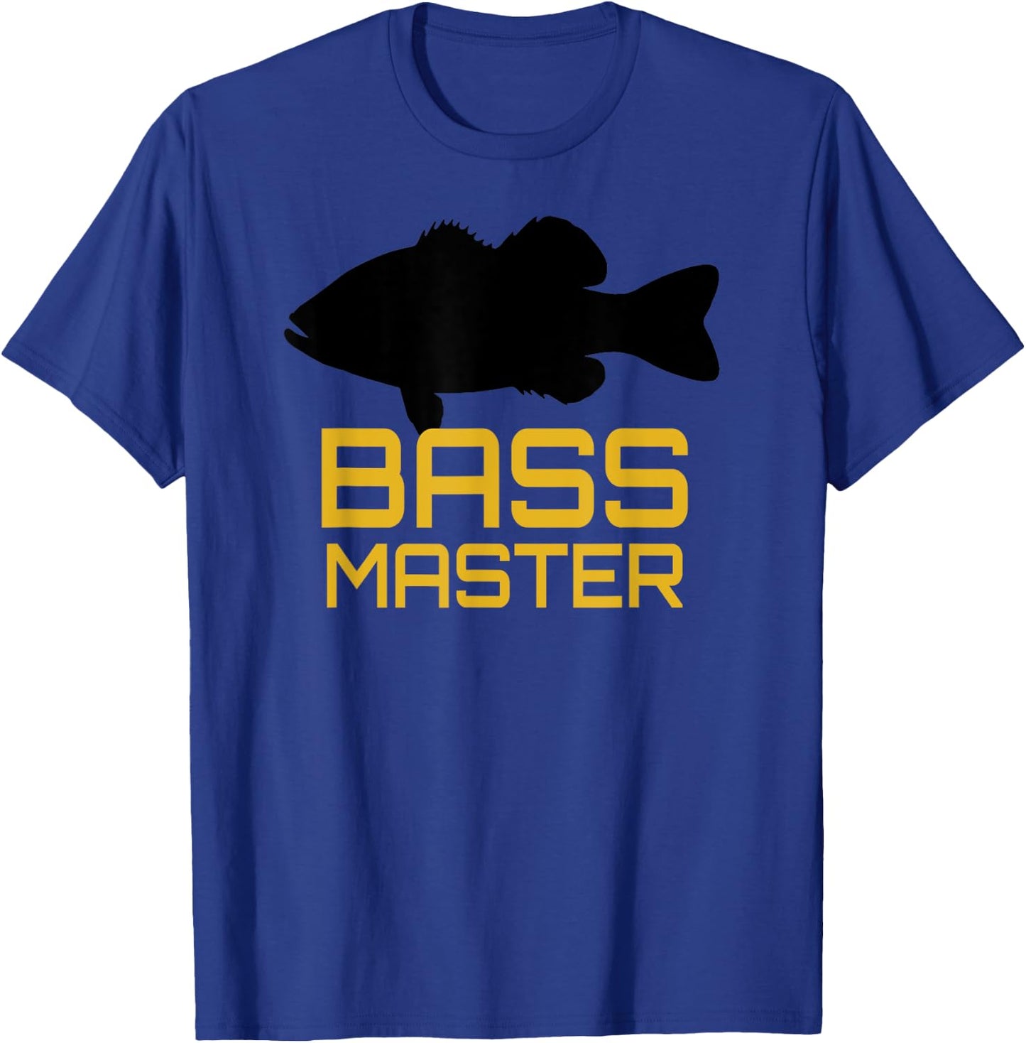 Bass Master Fishing Shirt Tackle Gear Lure Largemouth Bass T-Shirt - T-Shirt | Royal
