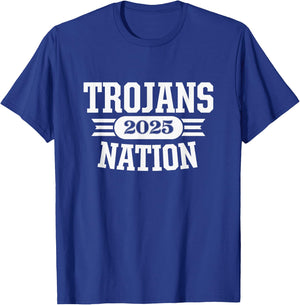 Monroe Trojans Nation 2025 T-Shirt - T-Shirt | Royal