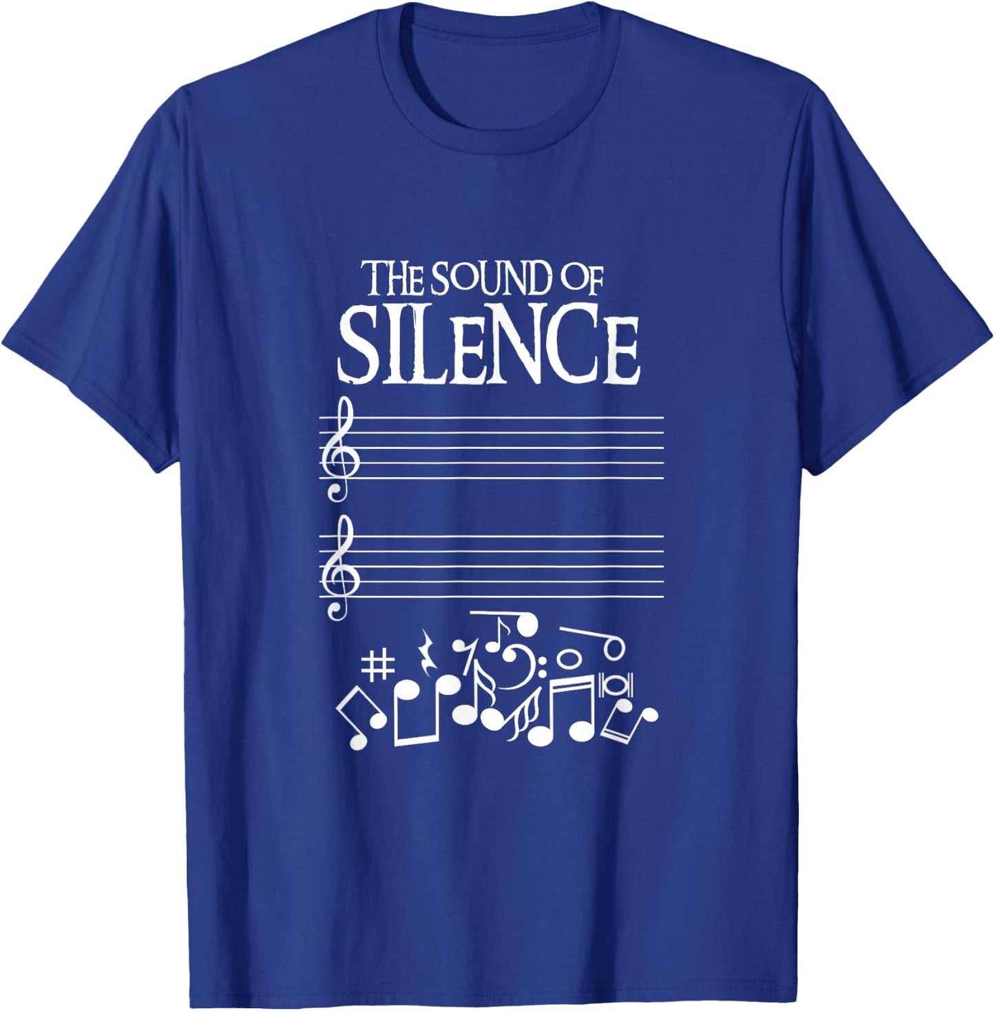 The Sound Of Silence Humorous Music for Musicians T-Shirt - T-Shirt | Royal