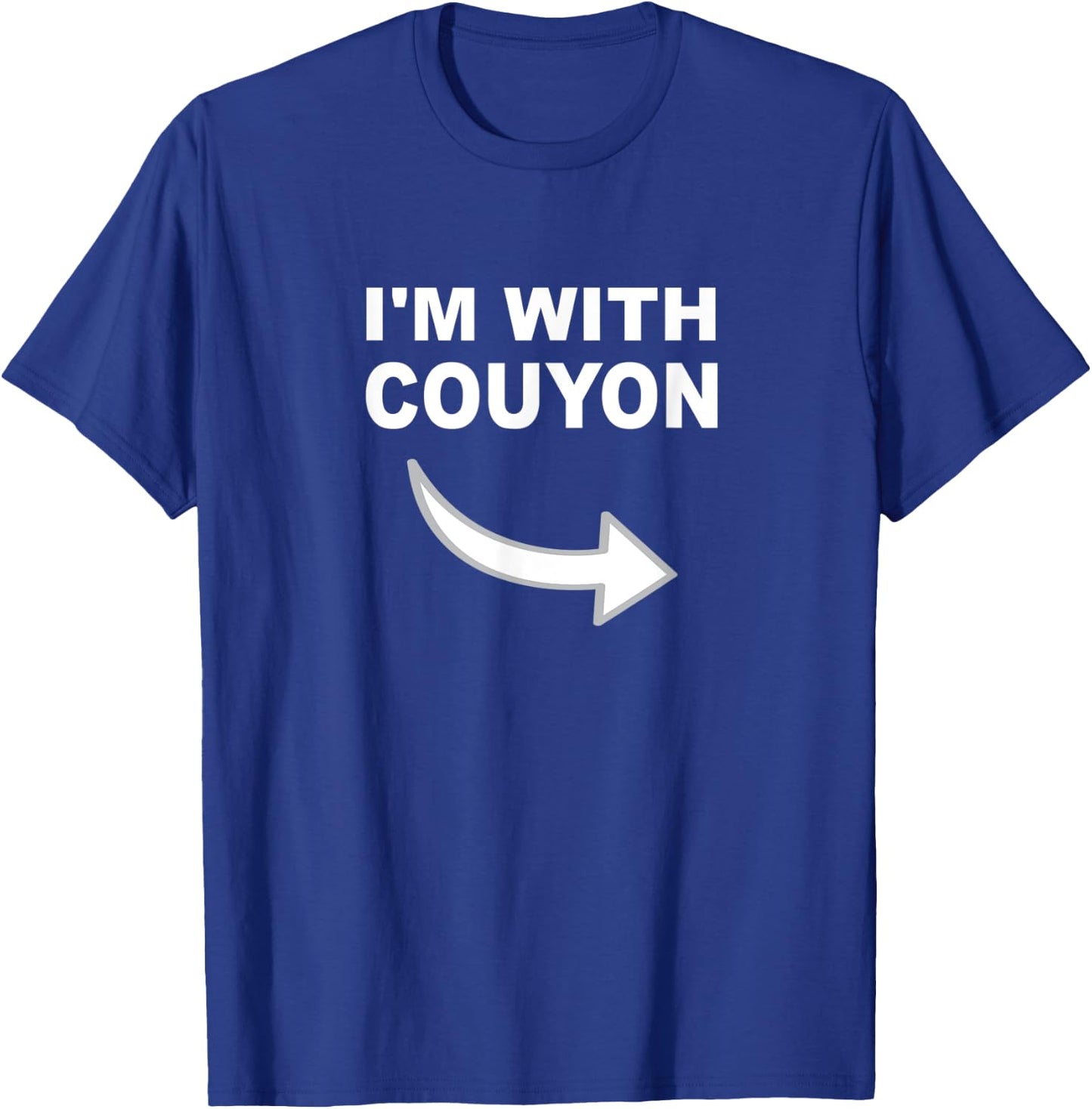 I'm With Couyon for Cajun Couple T-Shirt - T-Shirt | Royal