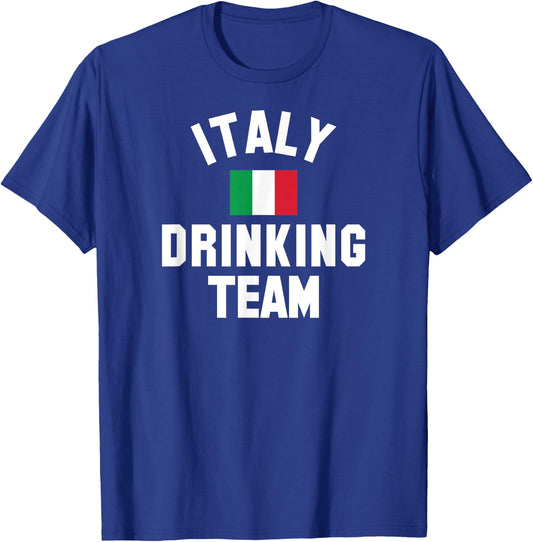 Italy drinking team design for Italy beer fests T-Shirt - T-Shirt | Royal