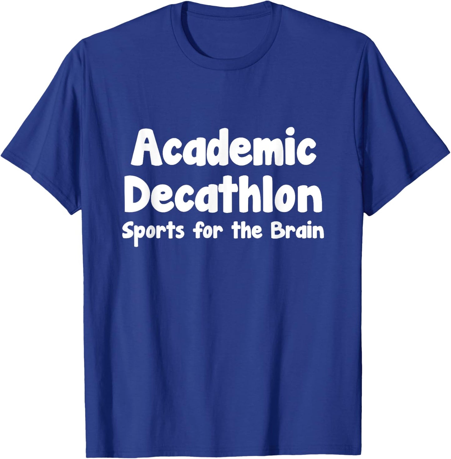 Academic Decathlon Sports for the Brain T-Shirt - T-Shirt | Royal