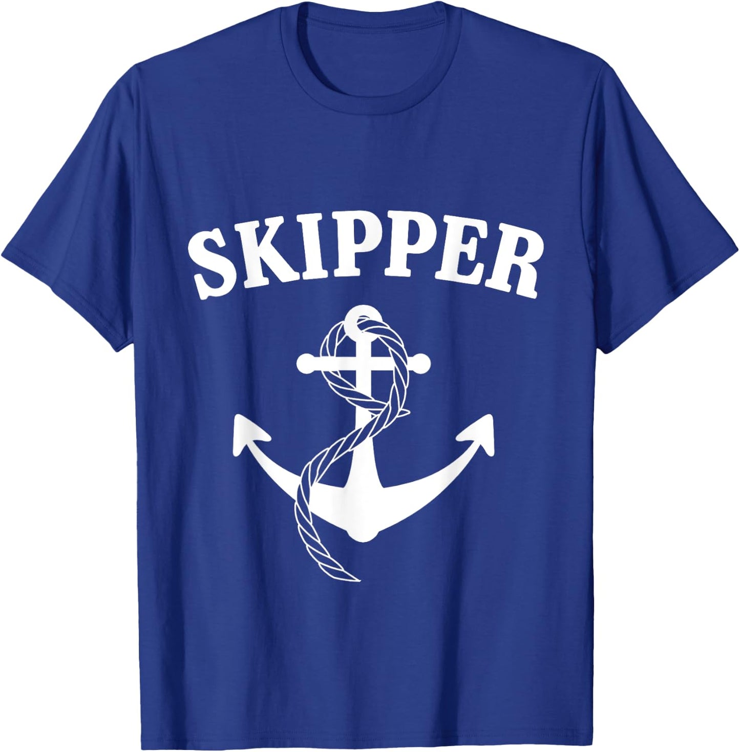 Skipper of the Boat Boating Boater T-Shirt - T-Shirt | Royal
