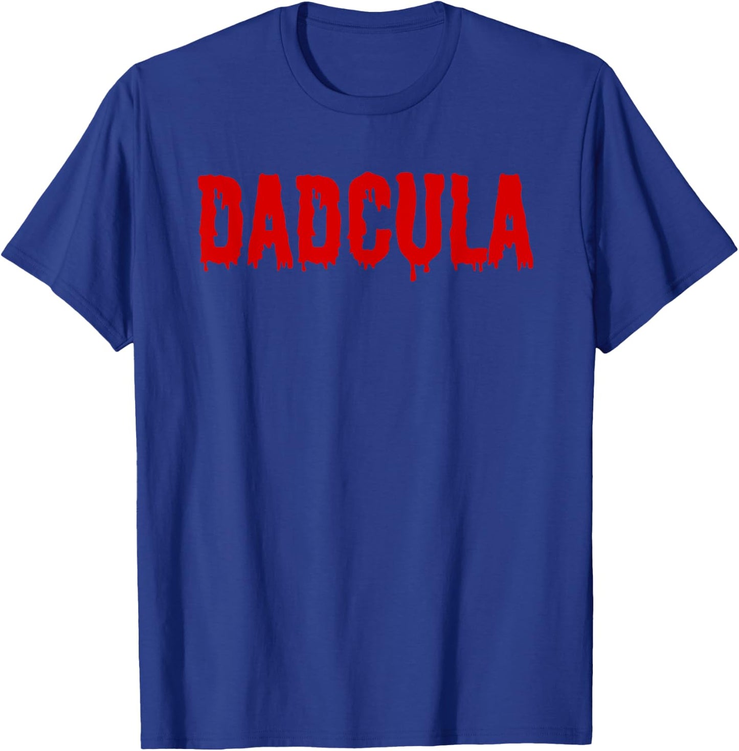 Dadcula Halloween Shirt for Dads, Men's Black Vampire T-Shirt - T-Shirt | Royal