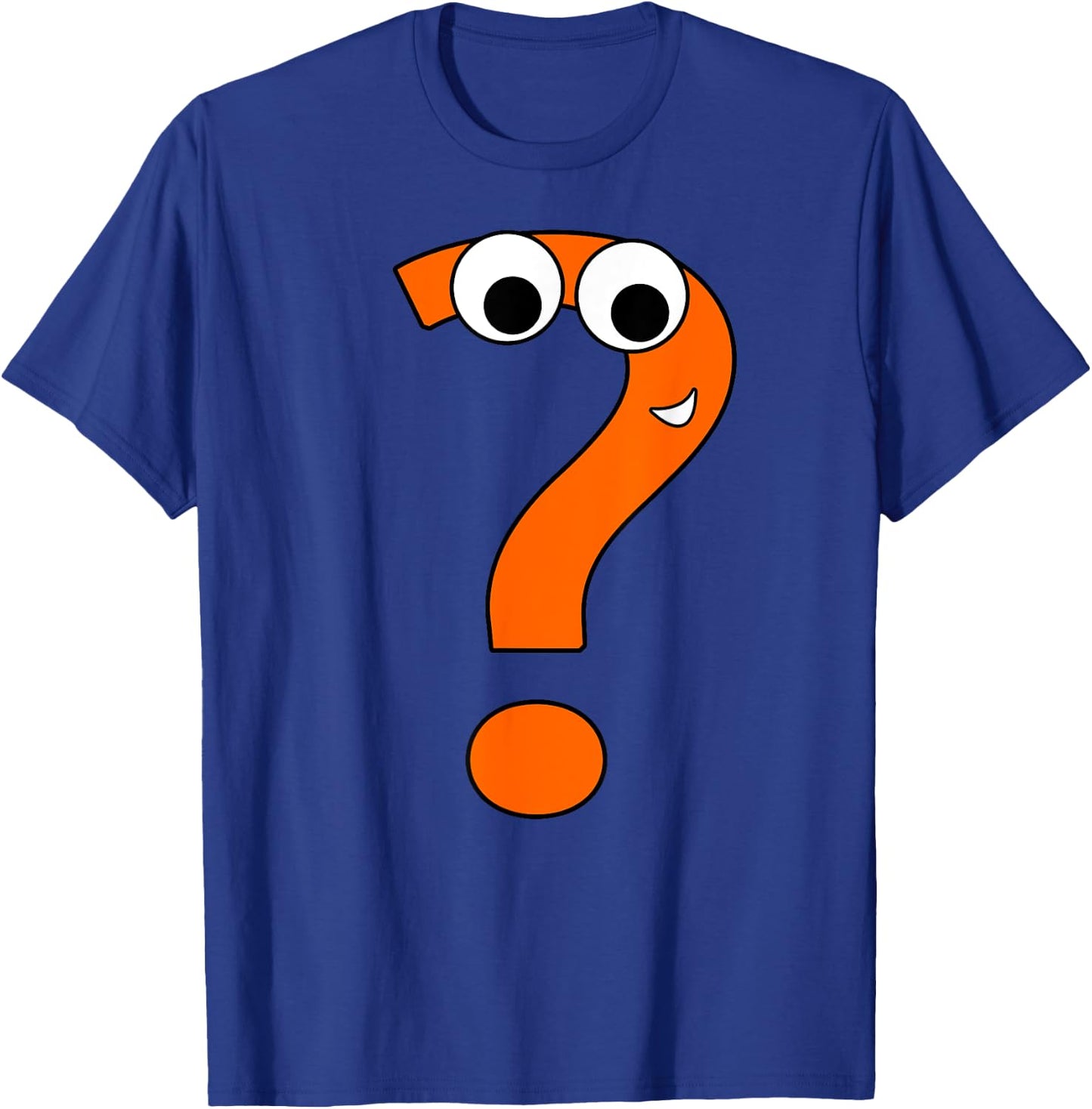 Funny Question Mark | Alphabet Speel T-Shirt - T-Shirt | Royal