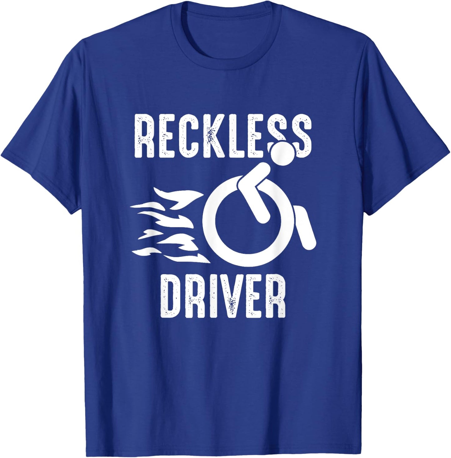 Handicap Wheelchair Life Wheelchair User Funny Wheelchair T-Shirt - T-Shirt | Royal