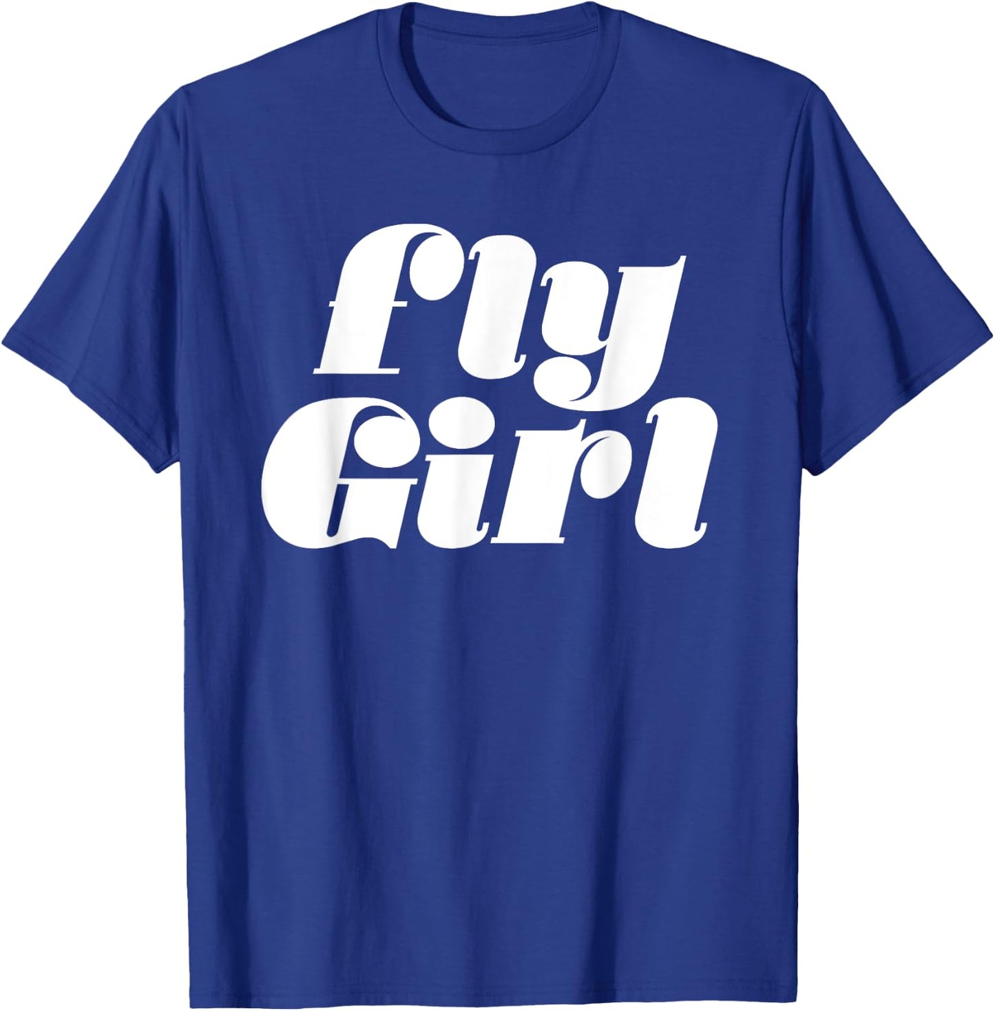 Fly Girl 80s 90s Old School Hip Hop T-Shirt - T-Shirt | Royal