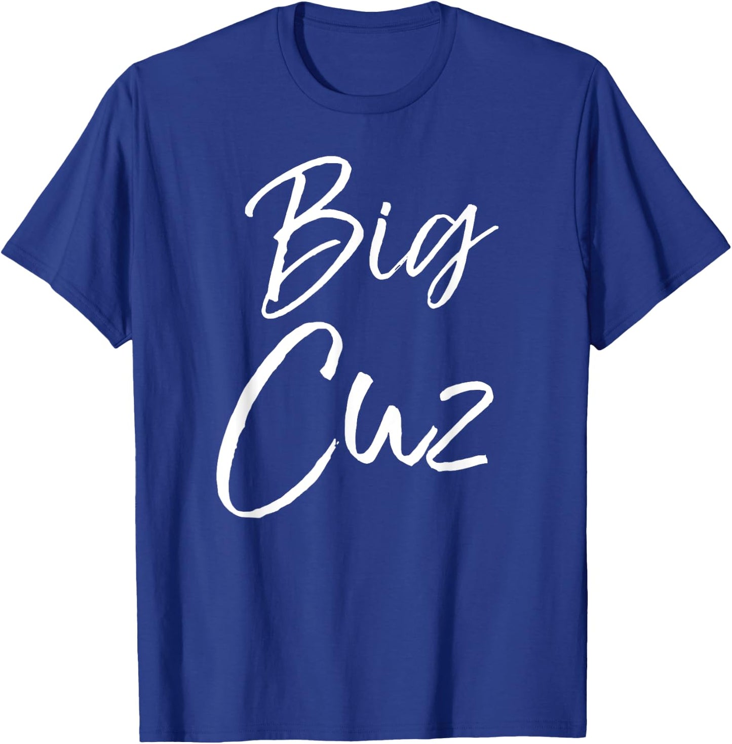 Big Cuz Shirt Fun Cute Bigger Cousin Shirt for Kids Youth T-Shirt - T-Shirt | Royal
