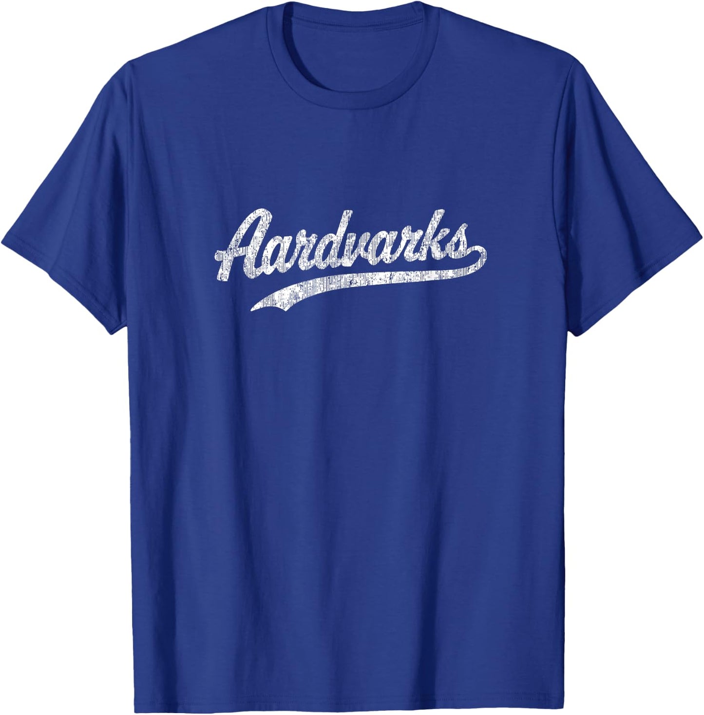 Aardvarks T Shirt Vintage Sports Name Design T-Shirt - T-Shirt | Royal