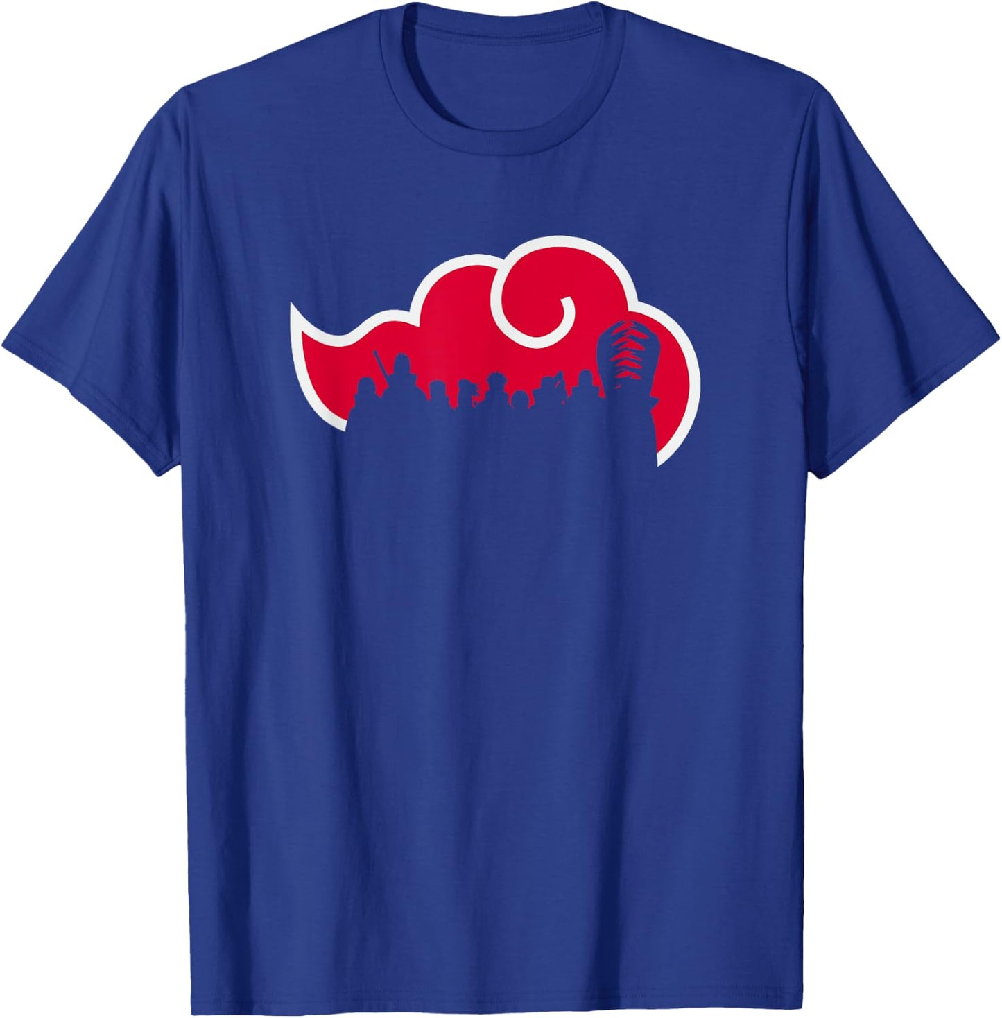 Naruto Shippuden Akatsuki Silhouette Anime T-Shirt - T-Shirt | Royal