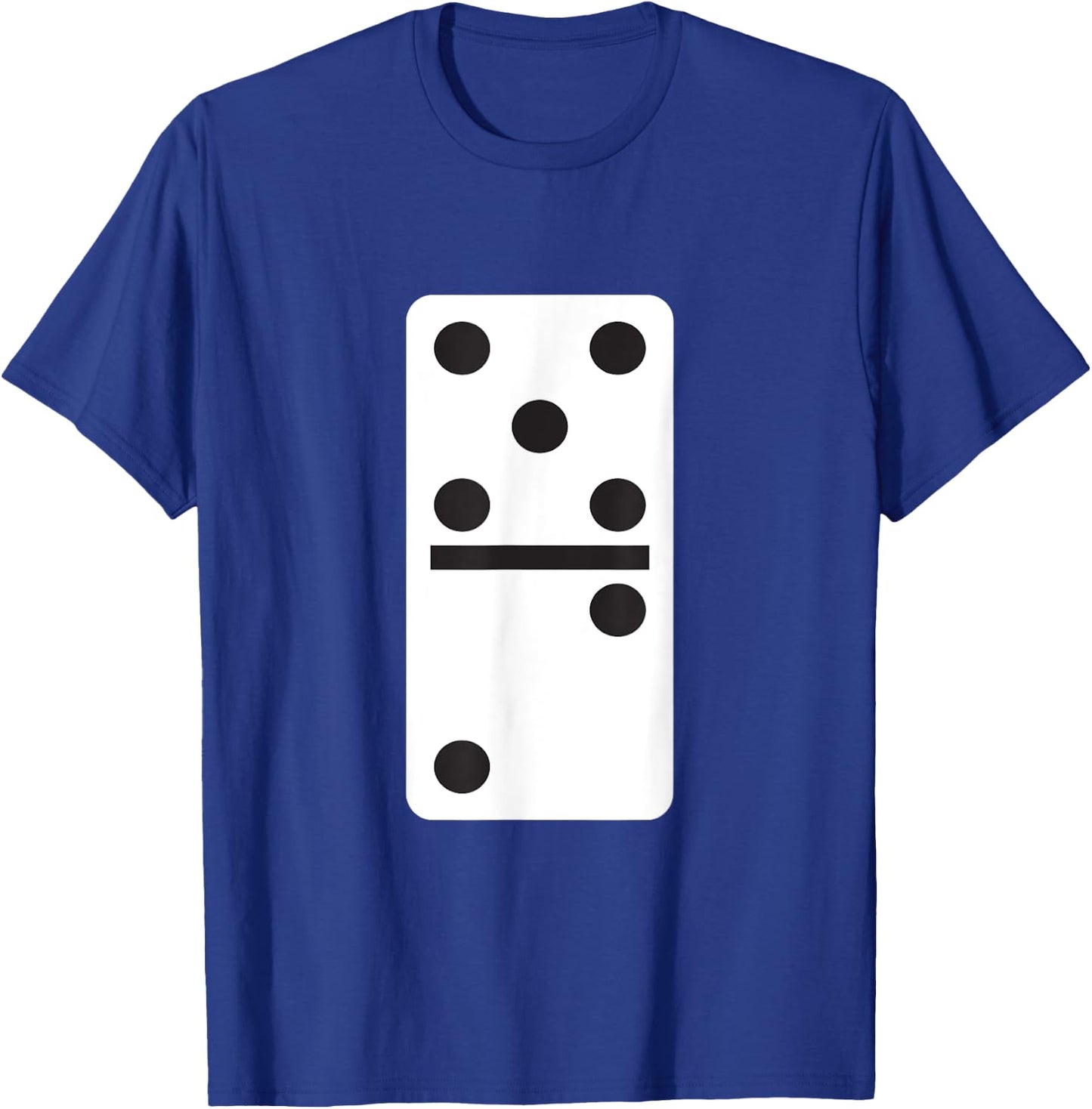 Five Two Dominoes Halloween Costume Domino Game T-Shirt - T-Shirt | Royal