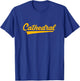 Cathedral High School Vintage Swoosh T-Shirt - T-Shirt | Royal