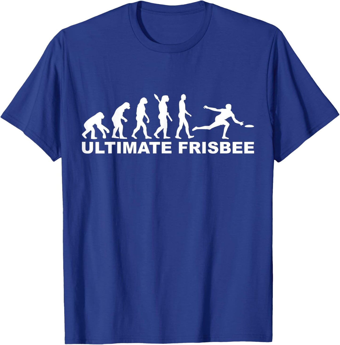 Evolution Ultimate Frisbee T-Shirt - T-Shirt | Royal