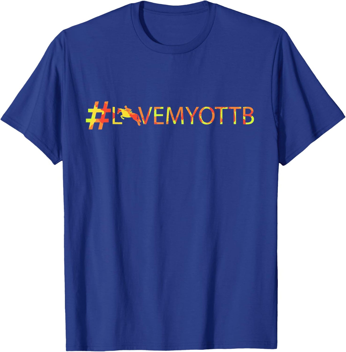 Camouflage , OTTB, Love my OTTB, , Horse lover gift. T-Shirt - T-Shirt | Royal