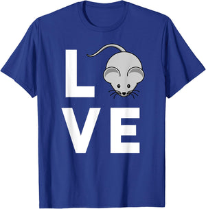 Mouse Lab Rat Lover Funny Mothers Day Gift Cute T-Shirt - T-Shirt | Royal
