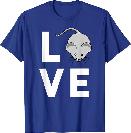 Mouse Lab Rat Lover Funny Mothers Day Gift Cute T-Shirt - T-Shirt | Royal