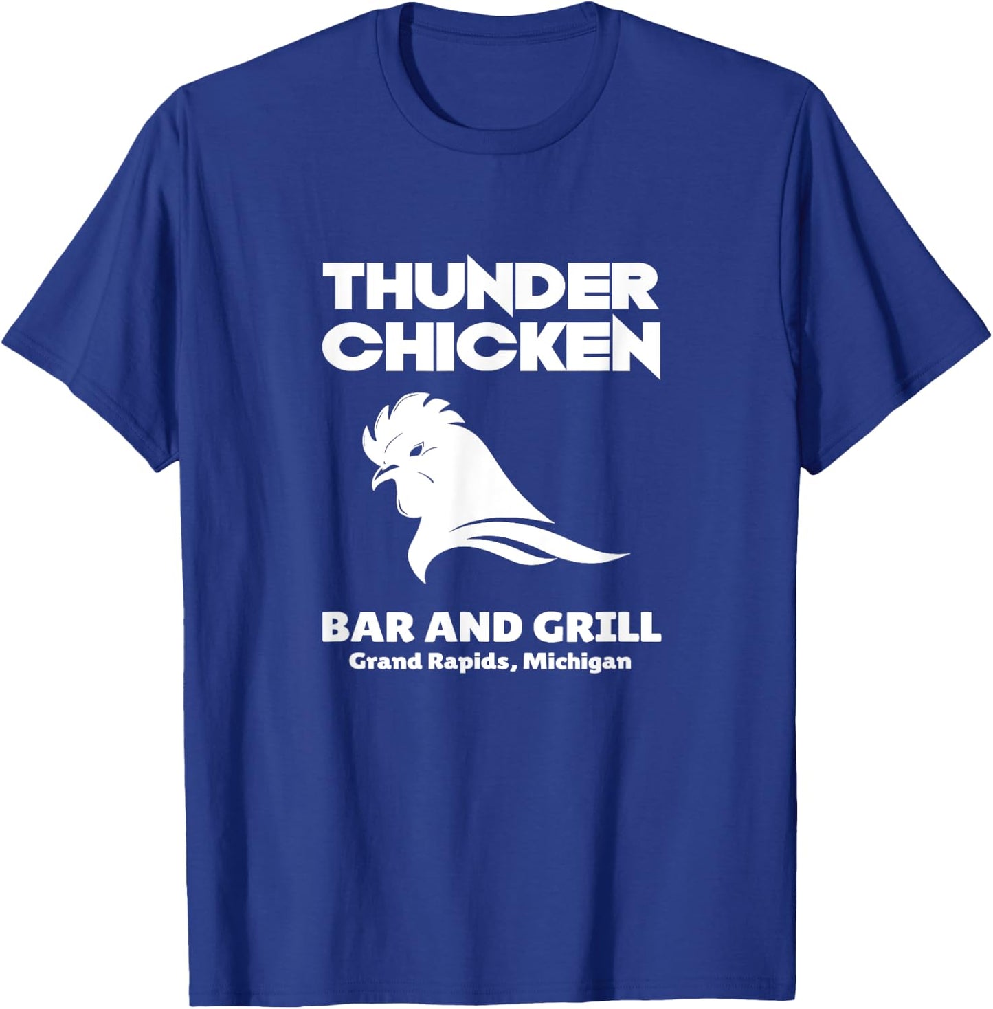 Thunder Chicken Bar and Grill Michigan T-Shirt - T-Shirt | Royal