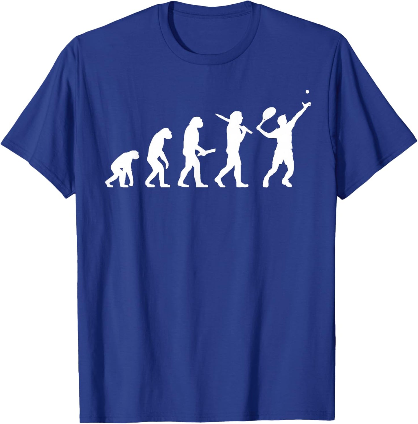Funny Tennis Shirt - Evolution of a Tennis Star Gift T-Shirt - T-Shirt | Royal
