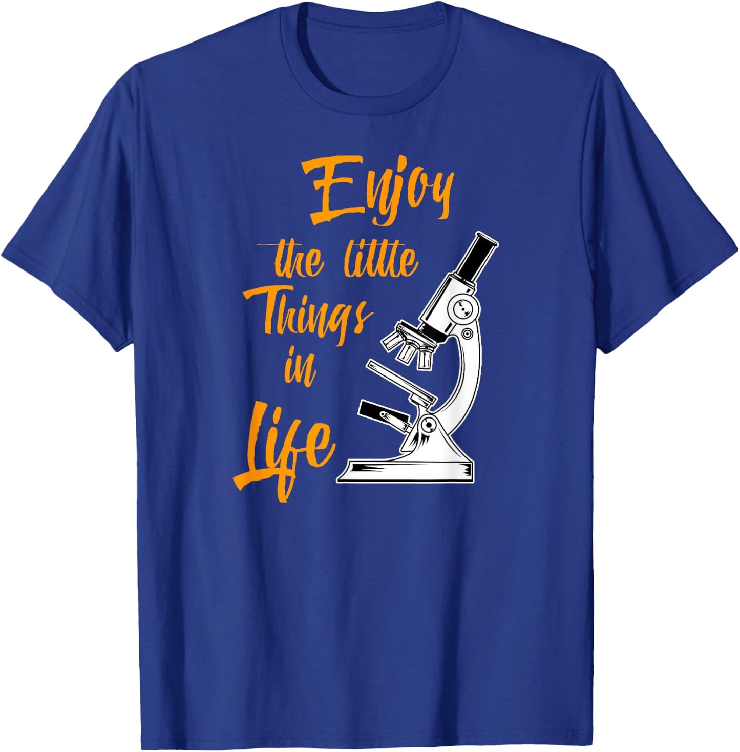 Biologist Microscope Laboratory - Funny Biology Pun T-Shirt - T-Shirt | Royal