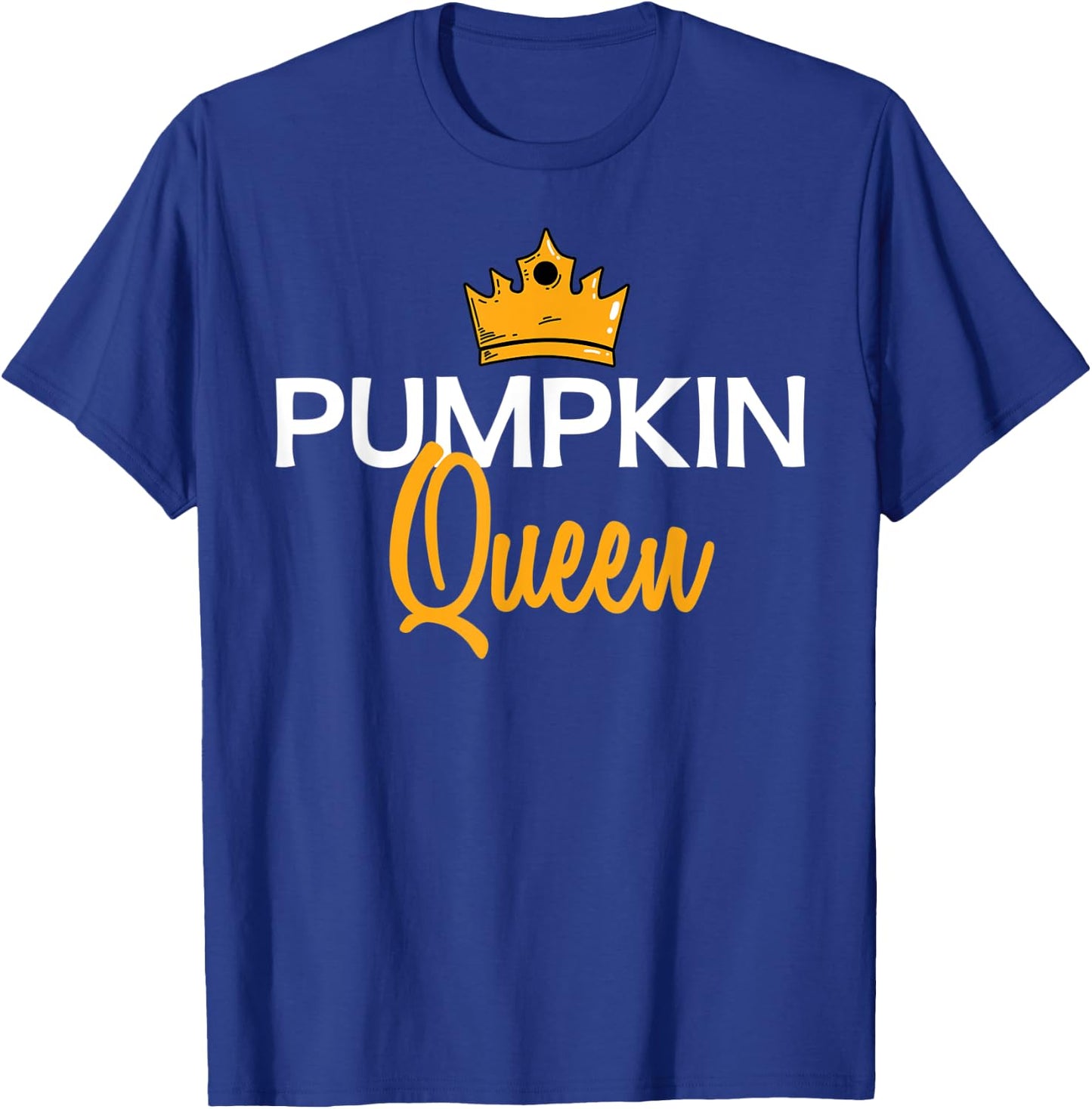 Pumpkin Queen Halloween Fall Season Gift T-Shirt - T-Shirt | Royal