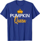 Pumpkin Queen Halloween Fall Season Gift T-Shirt - T-Shirt | Royal