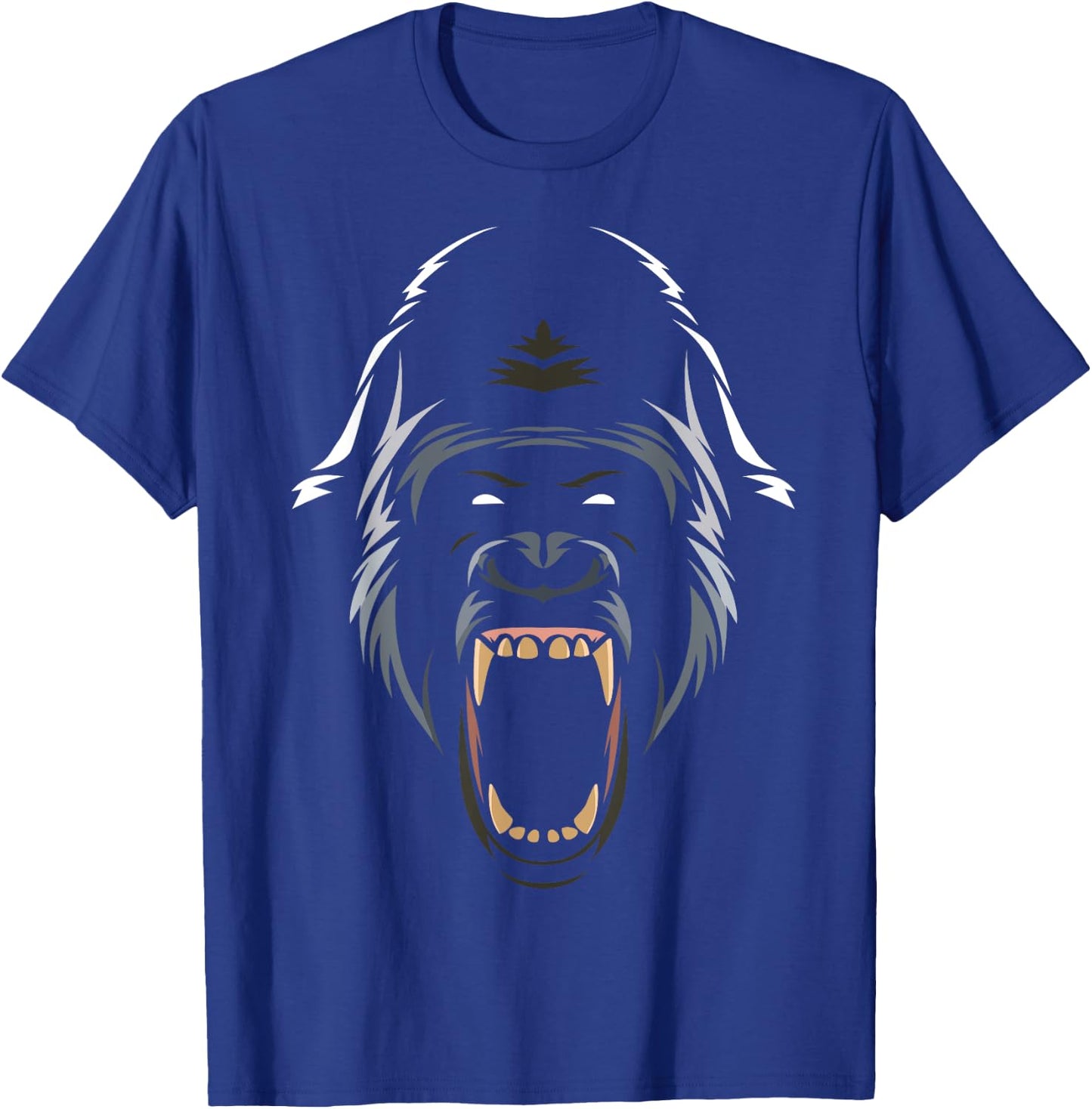 Tribal Gorilla Attack in the Jungle T-Shirt - T-Shirt | Royal
