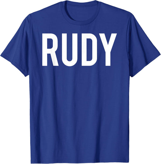 Rudy T Shirt - Cool new funny name fan cheap gift T-Shirt - T-Shirt | Royal