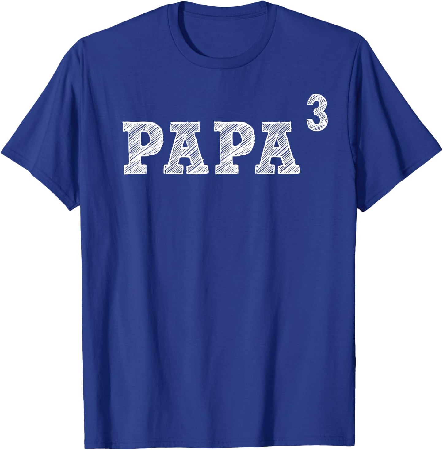 Papa3, Papa Cubed T-Shirt - T-Shirt | Royal