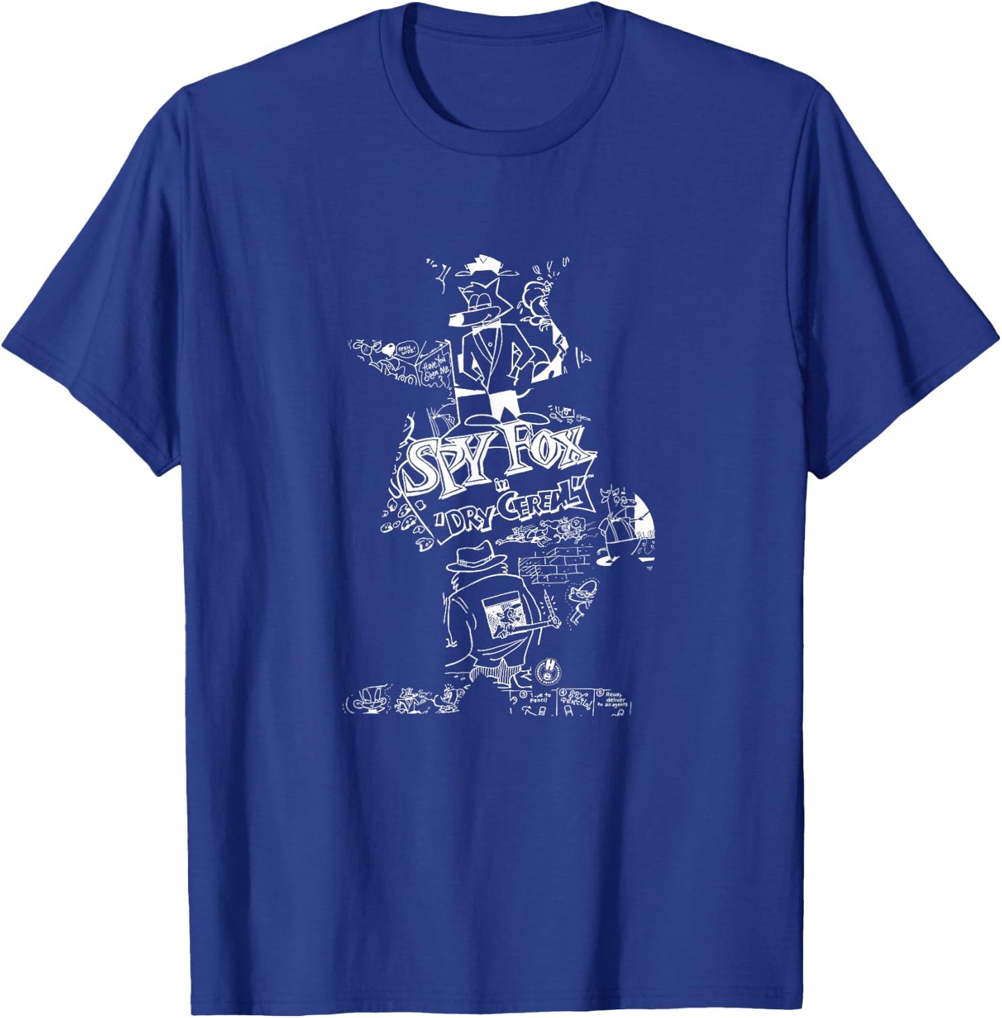Humongous Entertainment: Spy Fox Silhouette T-Shirt - T-Shirt | Royal