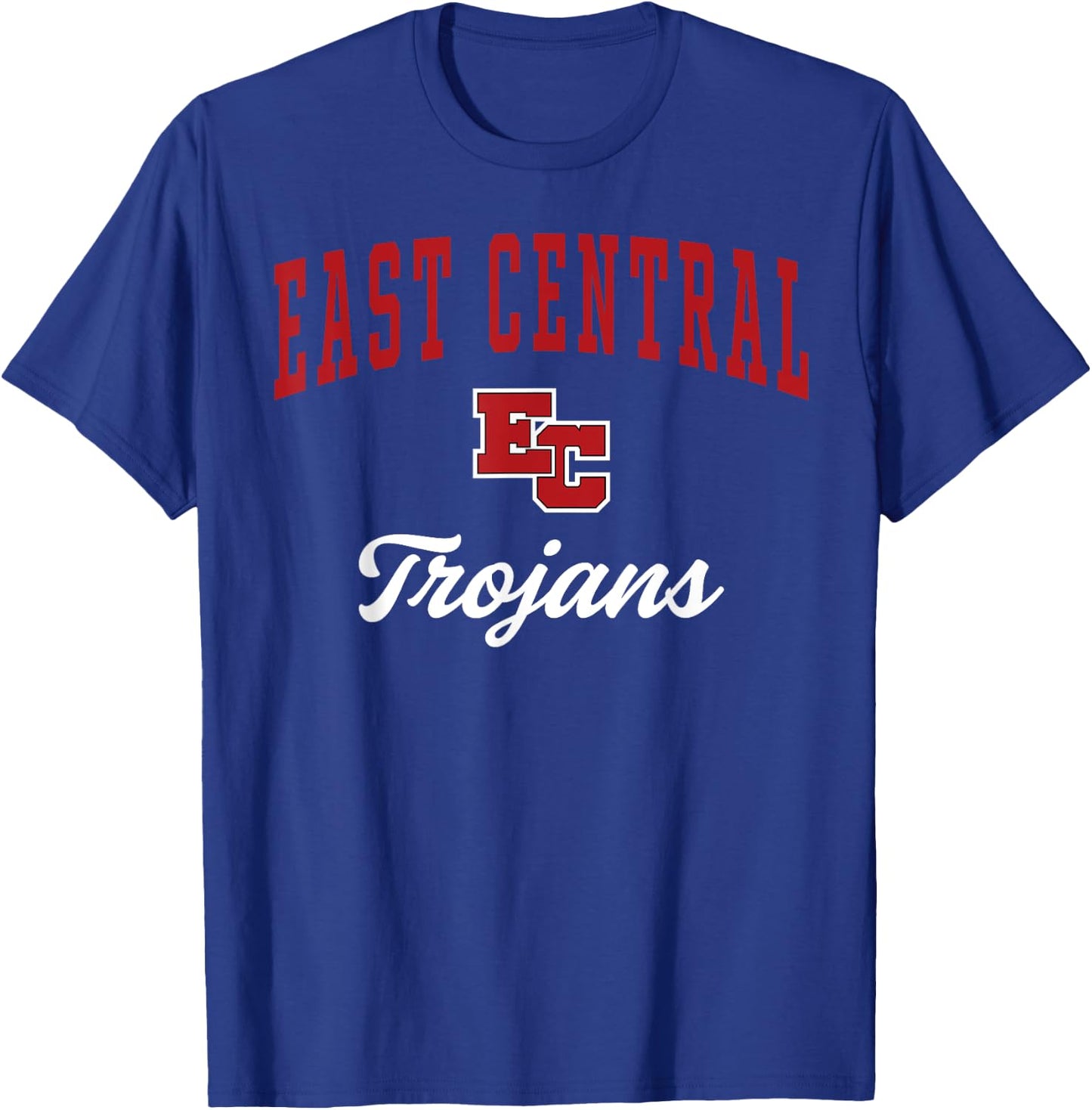 East Central High School Trojans T-Shirt - T-Shirt | Royal