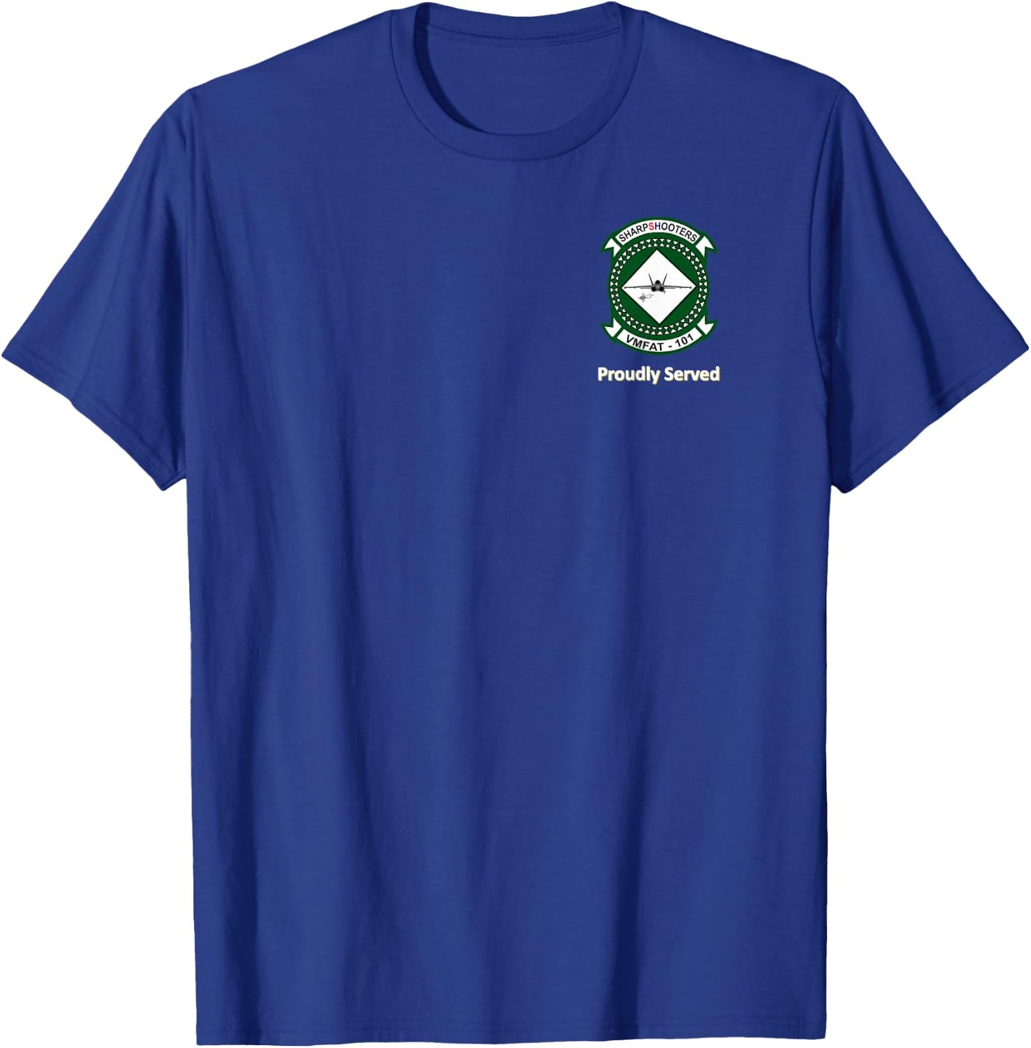 VMFAT-101 F/A-18 Hornet T-Shirt - T-Shirt | Royal