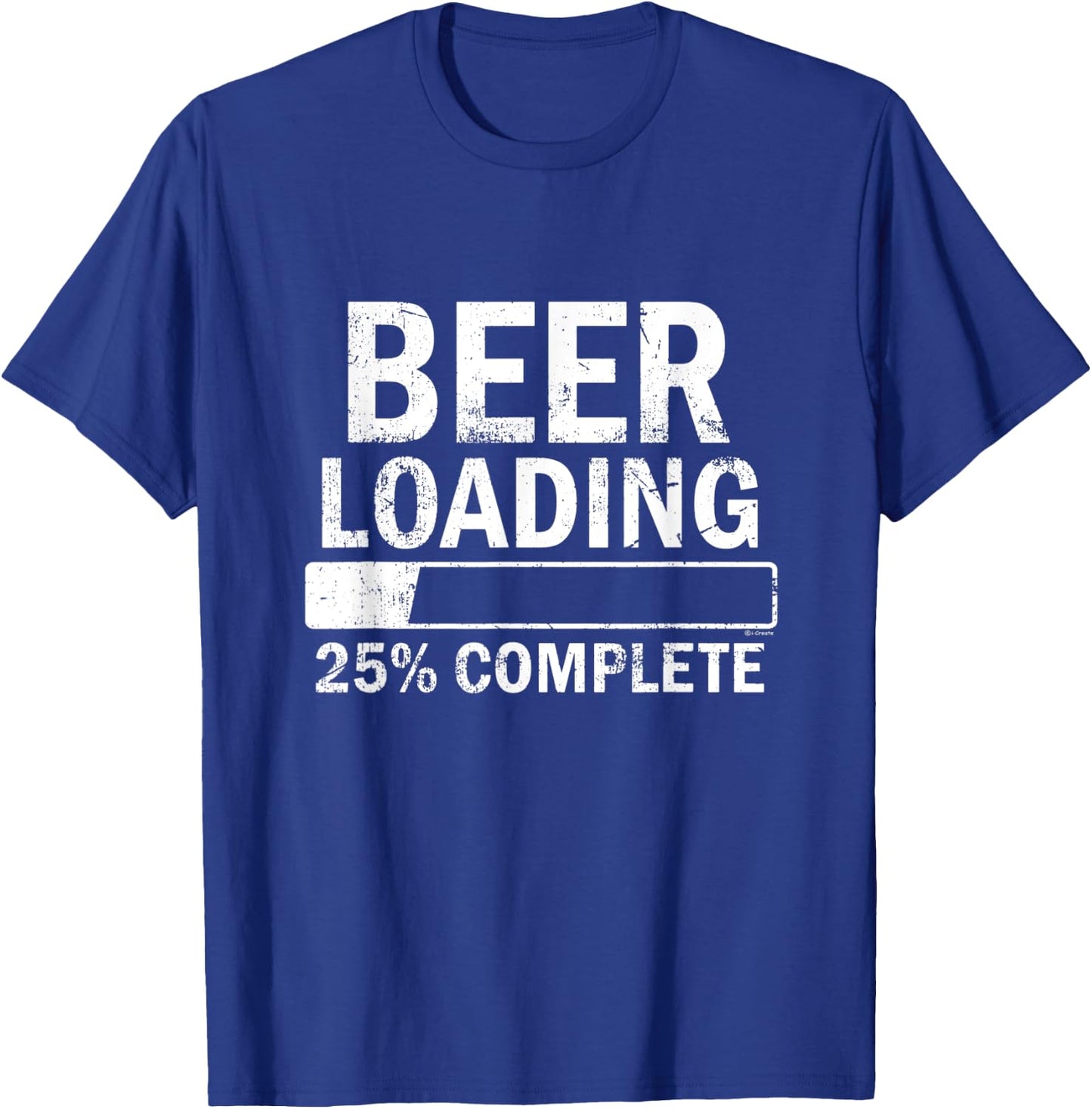 Beer Loading Funny T-Shirt - T-Shirt | Royal