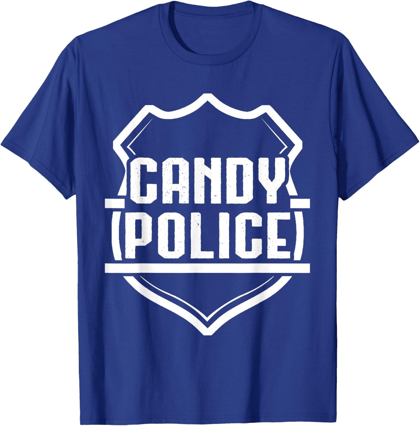 Candy Police Halloween Shirt Costume Gifts Funny T-Shirt - T-Shirt | Royal