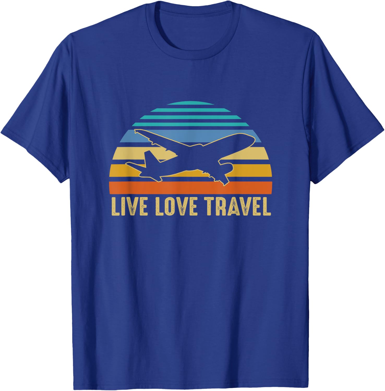 International Travelers World Travel Live Love Travel T-Shirt - T-Shirt | Royal