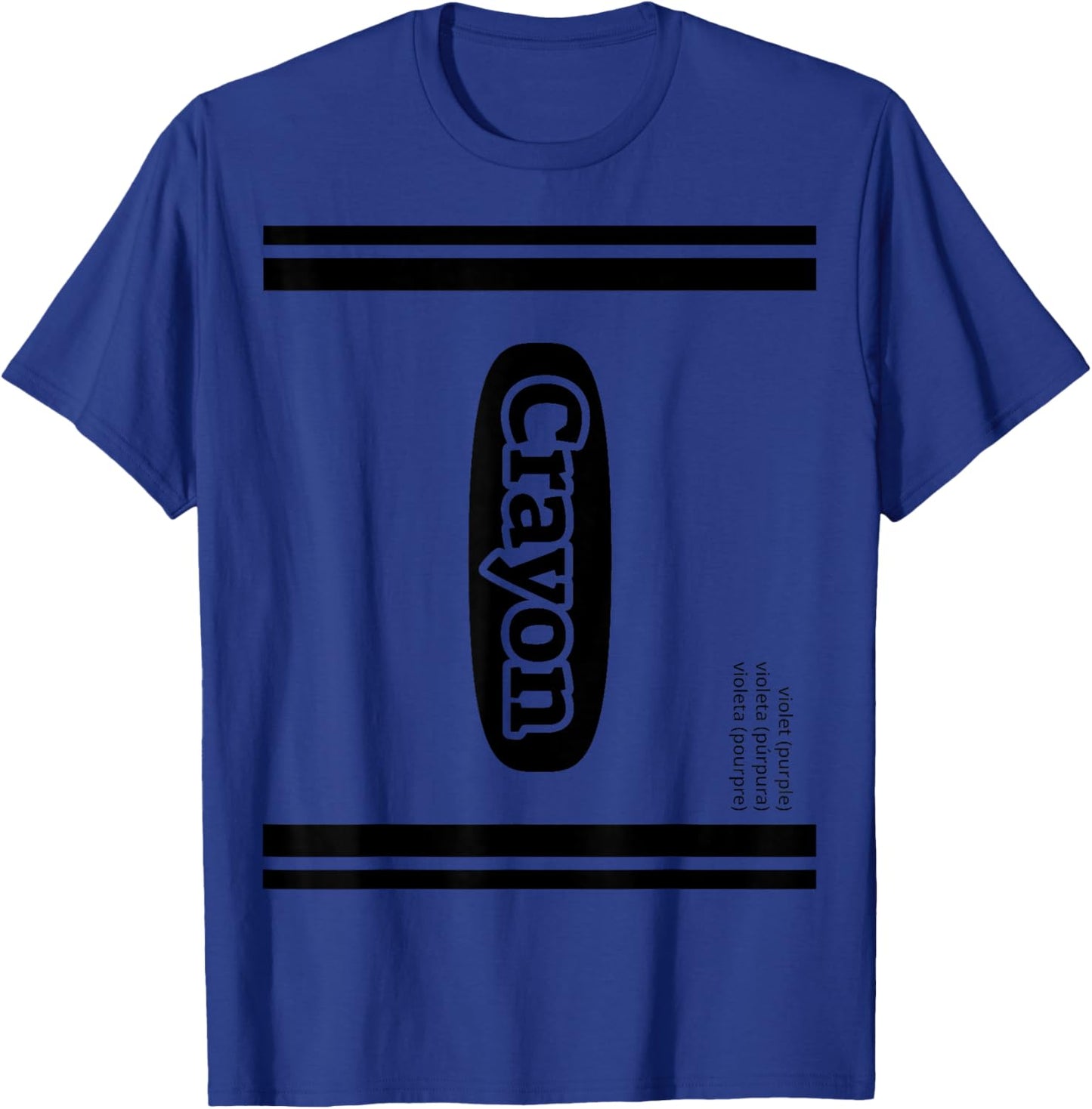 Crayon Violet (Purple) Group Costume T-Shirt - T-Shirt | Royal