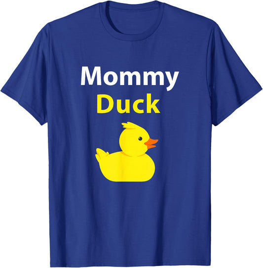 Funny Mommy Duck Rubber Duck Mama Duck T-Shirt - T-Shirt | Royal