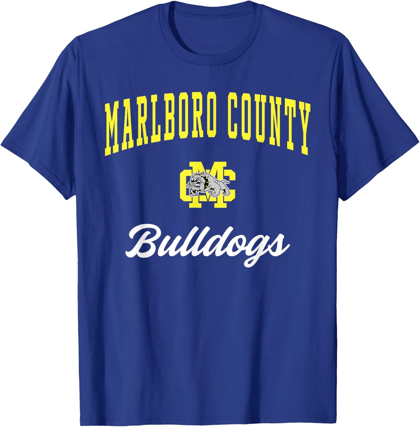 Marlboro County High School Bulldogs T-Shirt - T-Shirt | Royal