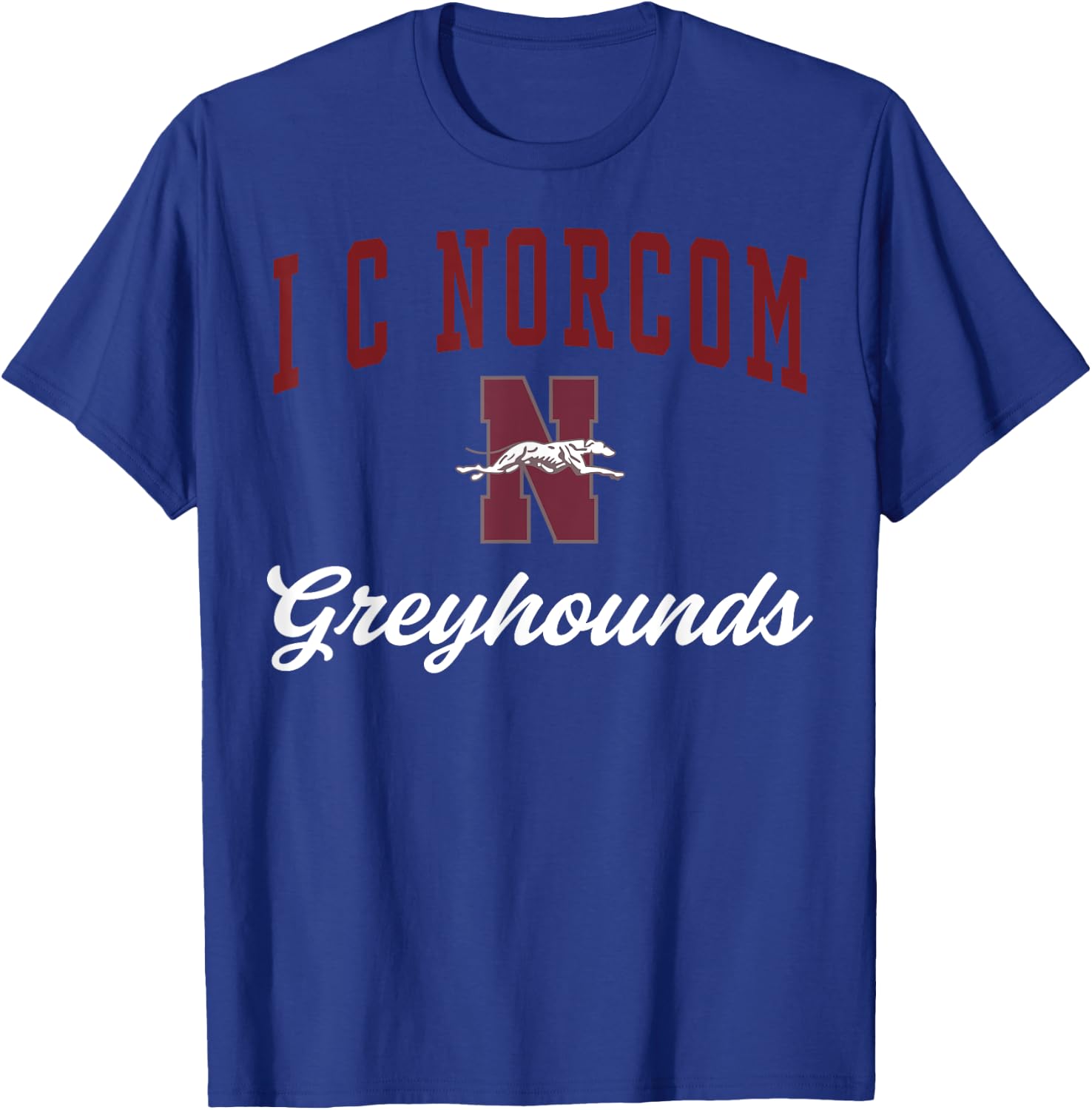 I C Norcom High School Greyhounds C3 T-Shirt - T-Shirt | Royal