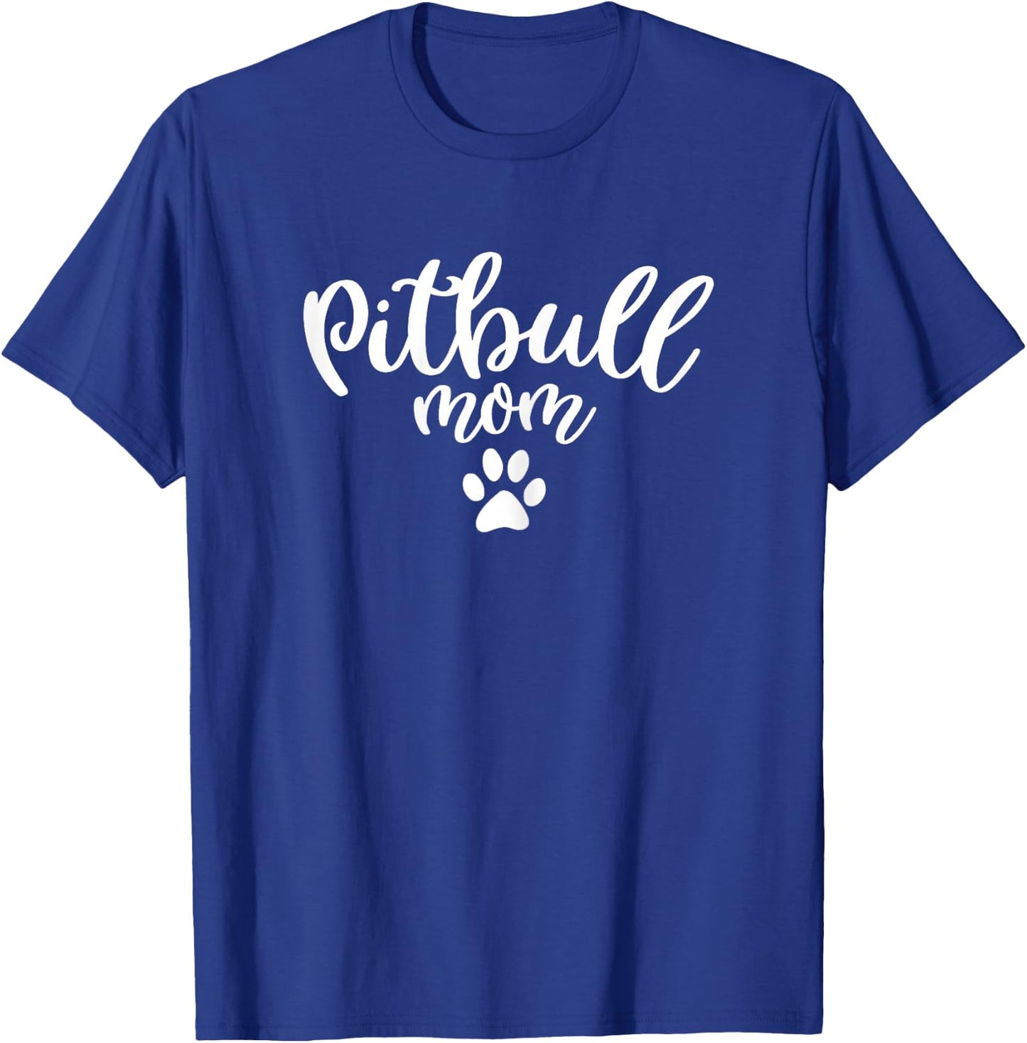 Pitbull Mom - Pitbull Dog Mom T-Shirt - T-Shirt | Royal
