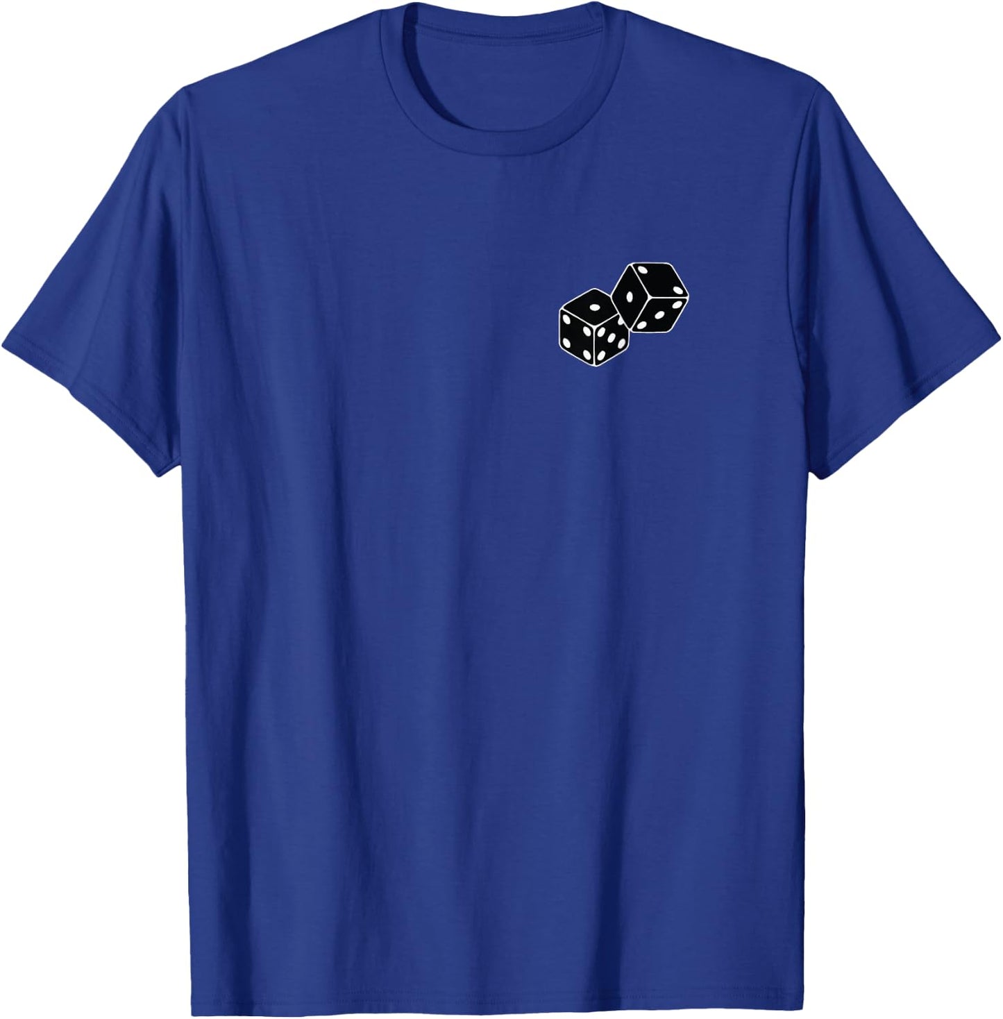 Craps Players Dice Gambling T-Shirt - T-Shirt | Royal