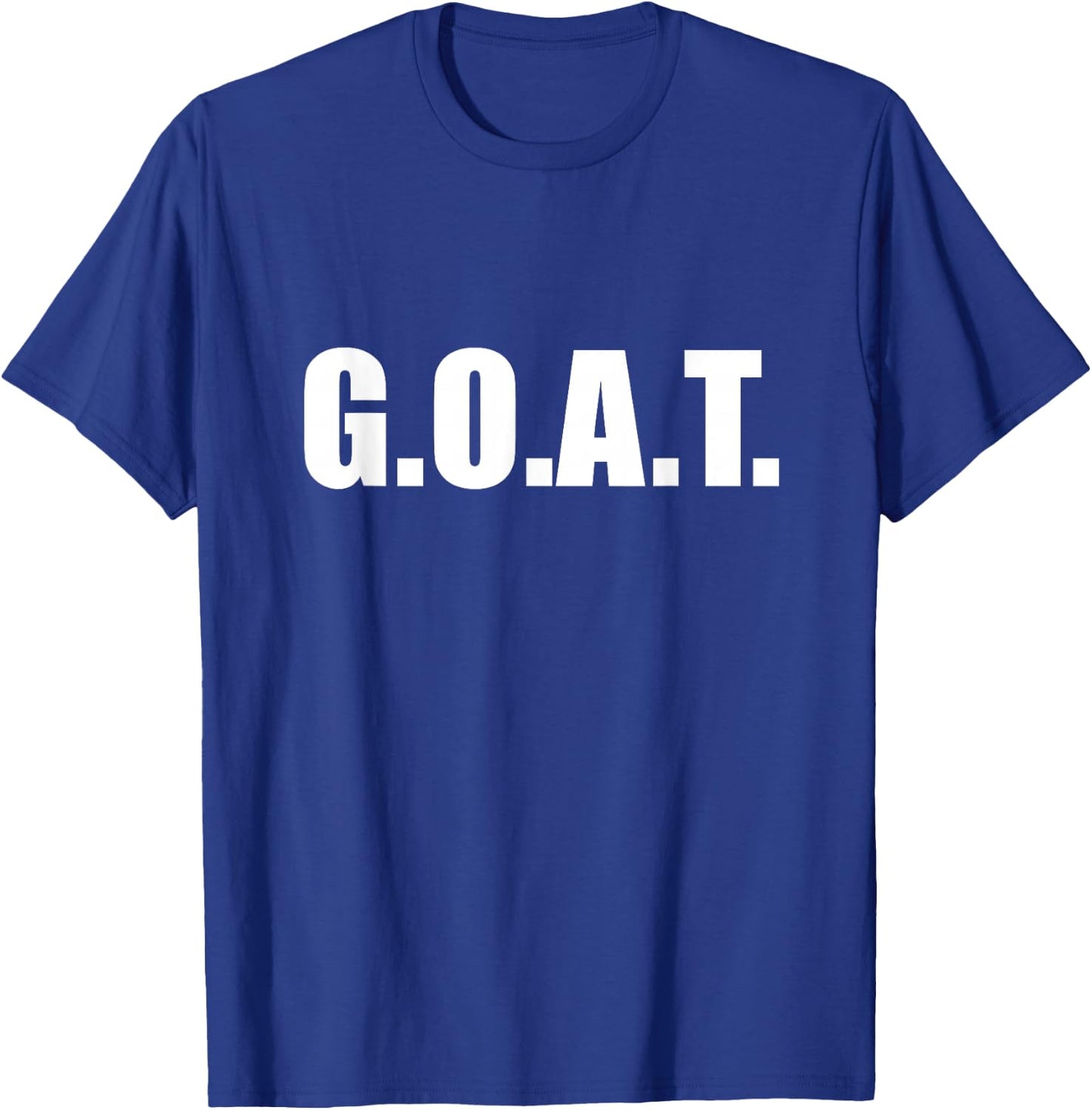 G.O.A.T Greatest of all Time T-Shirt - T-Shirt | Royal