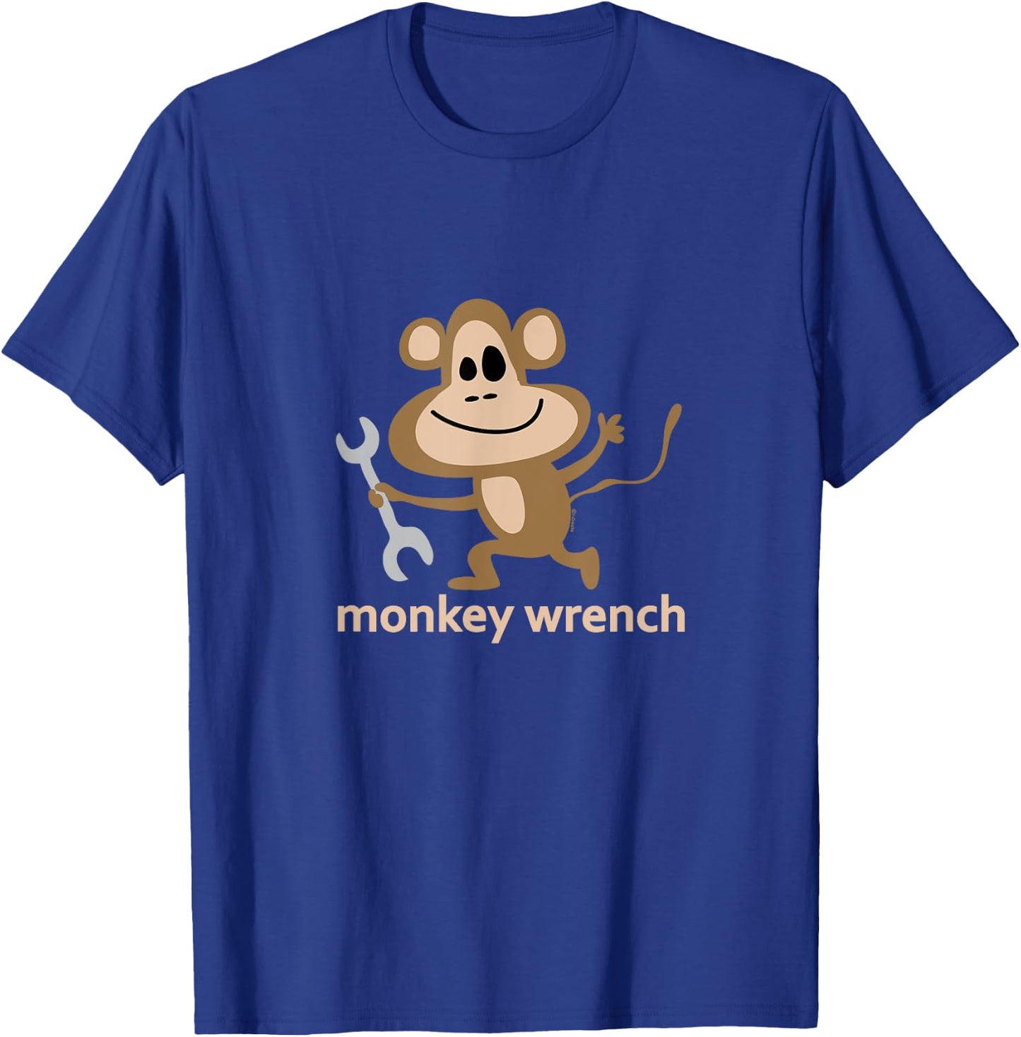 Monkey Wrench T-Shirt - T-Shirt | Royal