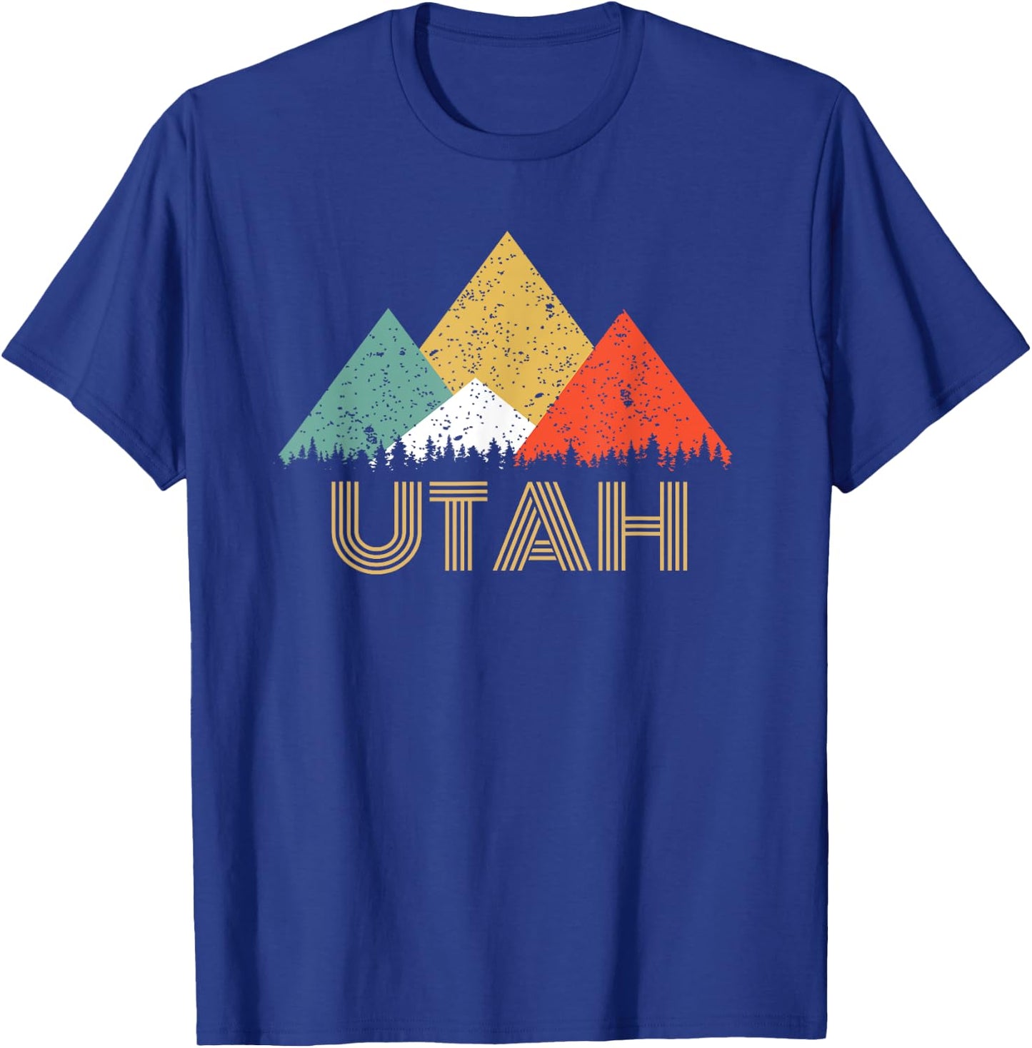 Retro Utah Mountain T Shirt Women and Kids T-Shirt - T-Shirt | Royal