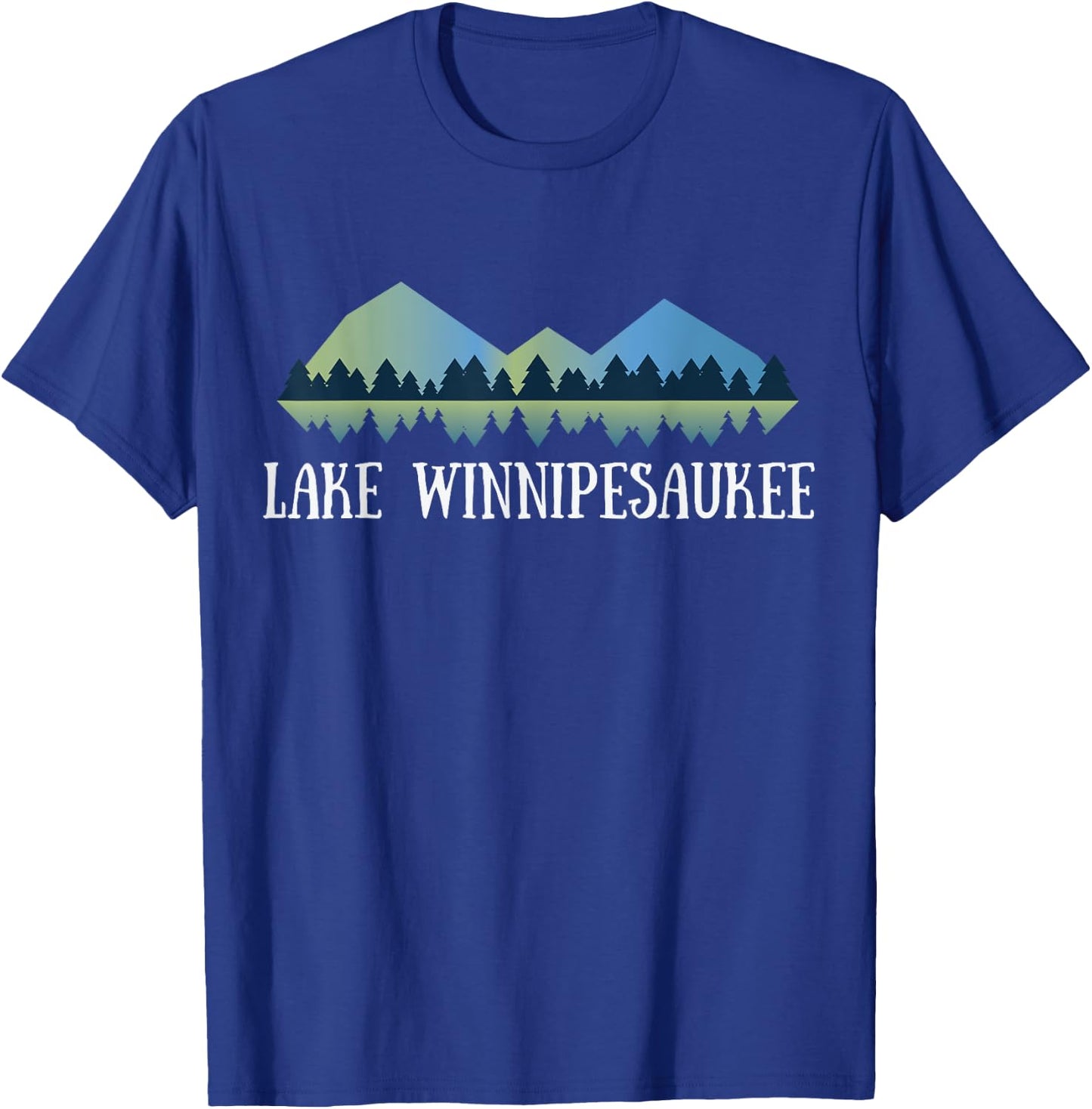 New Hampshire Lake Shirt | Lake Winnipesaukee T-Shirt - T-Shirt | Royal