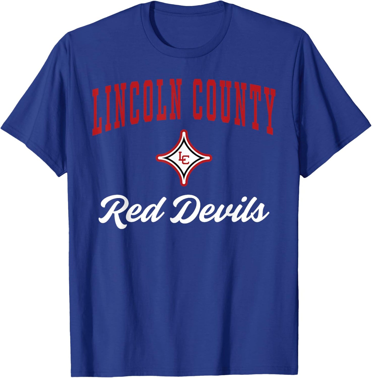 Lincoln County High School Red Devils C3 T-Shirt - T-Shirt | Royal