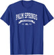Palm Springs California CA Distressed Vintage T-Shirt - T-Shirt | Royal