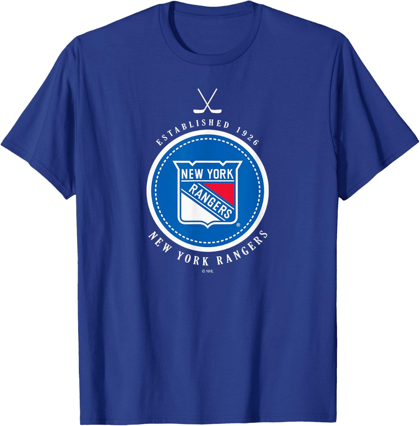 New York Rangers Est 1926 Black Officially Licensed T-Shirt - T-Shirt | Royal